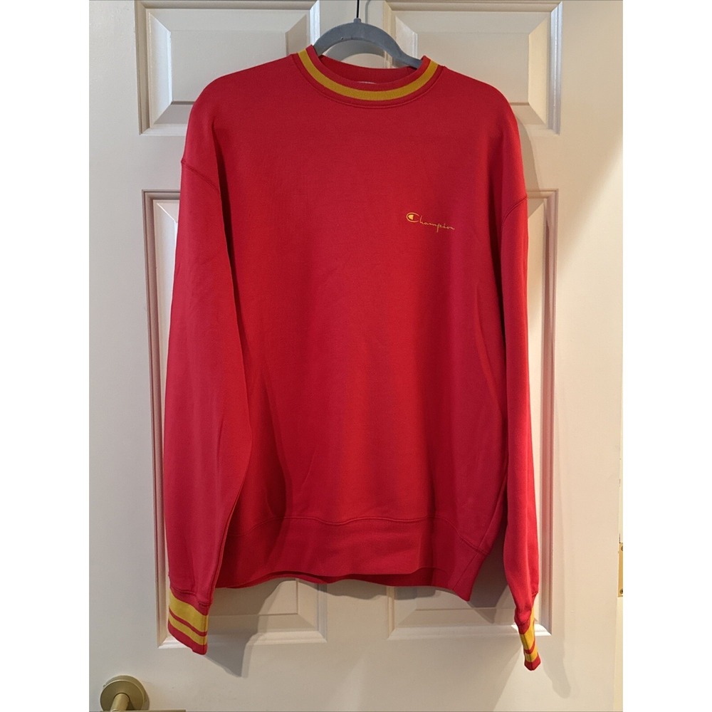 Champion "Blank" Kansas City Chiefs Heavy Blend Sweatshirt Size M Spirited Red